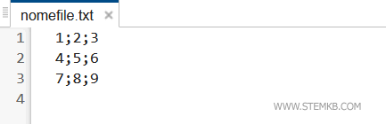 exemple de fichier délimité