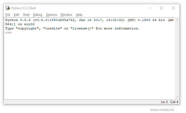 Python inclut un &eacute;diteur int&eacute;gr&eacute;, IDLE