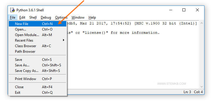 trouver l'&eacute;diteur Python