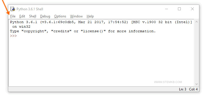 cliquez sur Fichier dans le menu sup&eacute;rieur