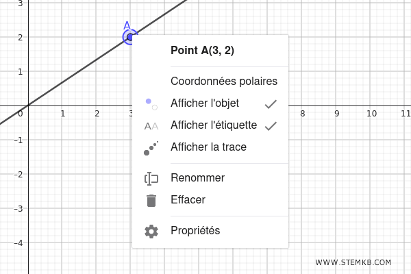 Choisissez 'Param&egrave;tres'