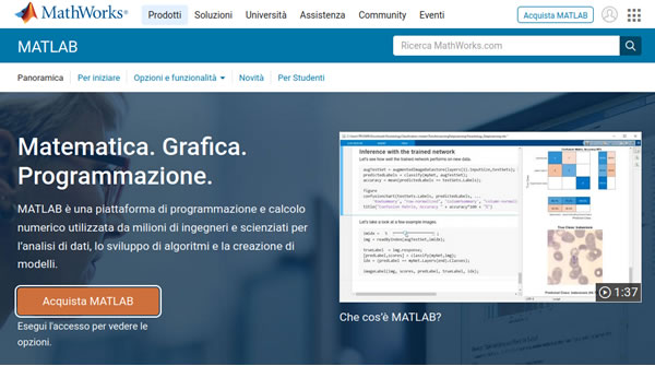 Site web de Matlab