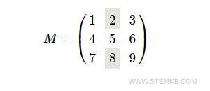 Voici donc la premi&egrave;re et la troisi&egrave;me ligne de la deuxi&egrave;me colonne.