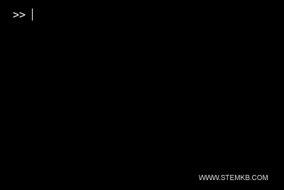 La fen&ecirc;tre de commande est maintenant nette.