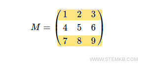 extraire la première et la troisième ligne de la matrice