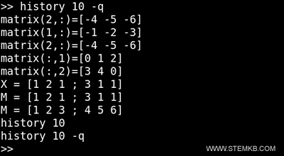 Derni&egrave;res commandes
