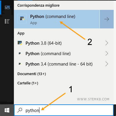 comment ouvrir la shell de python